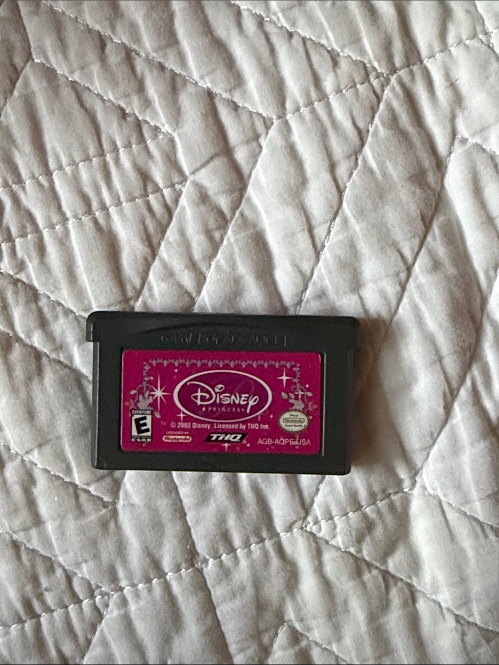 Disney Pink Label Princess Game Boy Advance Cartridge